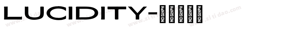 Lucidity字体转换