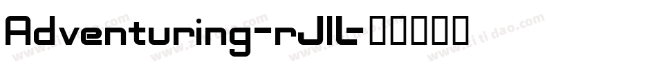 Adventuring-rJlL字体转换