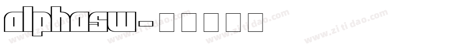 ALPHASW字体转换