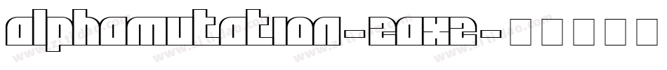 AlphaMutation-ZaXZ字体转换