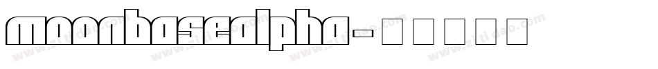 MoonbaseAlpha字体转换