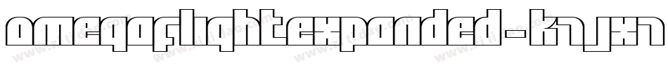 OmegaFlightExpanded-K7Jx7字体转换
