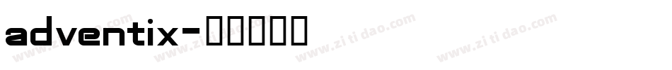 adventix字体转换