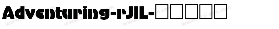 Adventuring-rJlL字体转换