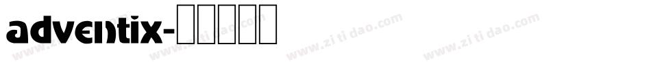 adventix字体转换