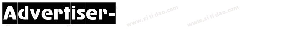 Advertiser字体转换