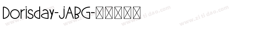 Dorisday-jABG字体转换