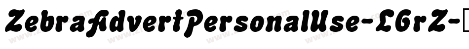 ZebraAdvertPersonalUse-L6rZ字体转换