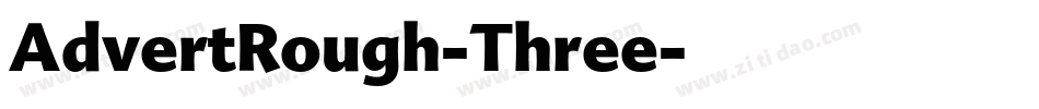 AdvertRough-Three字体转换