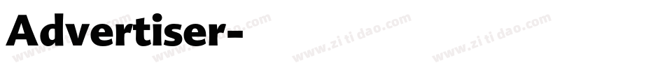 Advertiser字体转换