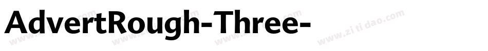 AdvertRough-Three字体转换