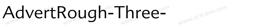 AdvertRough-Three字体转换