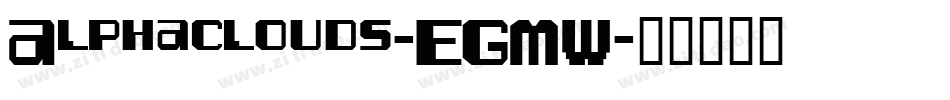 Alphaclouds-EGMW字体转换