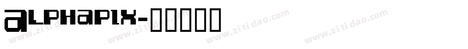 Alphapix字体转换