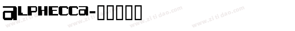 Alphecca字体转换