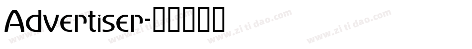 Advertiser字体转换