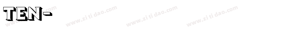 TEN字体转换