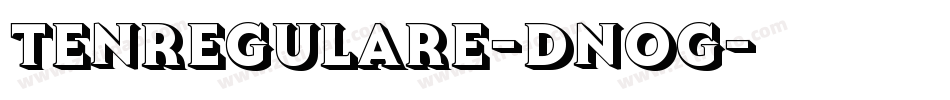 TenRegularE-dnOg字体转换