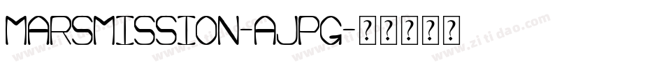MarsMission-Ajpg字体转换