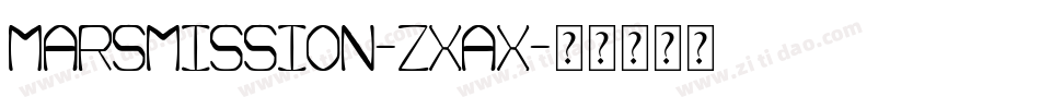MarsMission-Zxax字体转换
