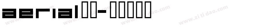 aerial字体字体转换