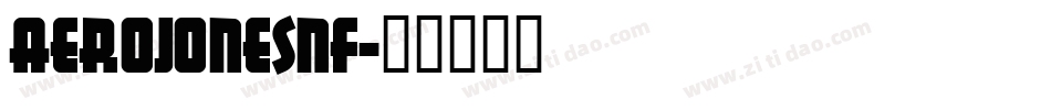 AerojonesNF字体转换