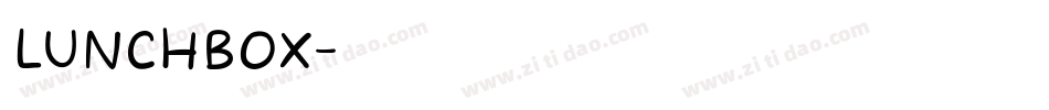 Lunchbox字体转换