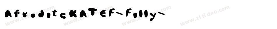 AfroditeKATEF-Filly字体转换