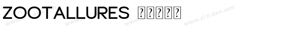 ZootAllures字体转换