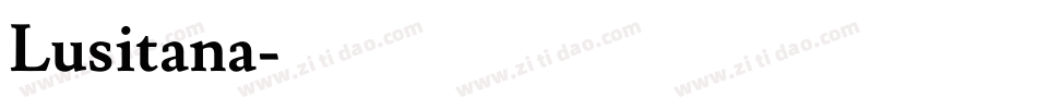 Lusitana字体转换