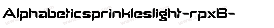 Alphabeticsprinkleslight-rpxB字体转换