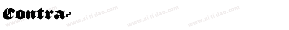 Contra字体转换