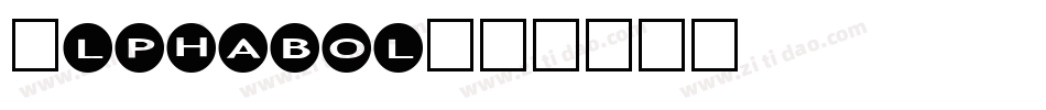 Alphabol字体转换