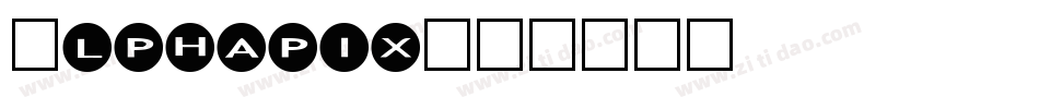 Alphapix字体转换