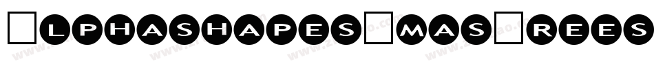 AlphashapesXmasTrees-yLDZ字体转换