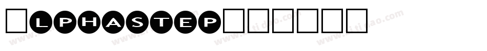 Alphastep字体转换