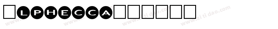 Alphecca字体转换