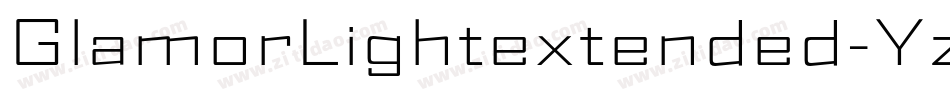 GlamorLightextended-YzEDj字体转换
