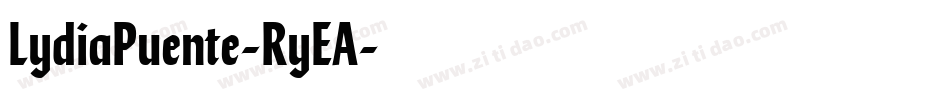 LydiaPuente-RyEA字体转换