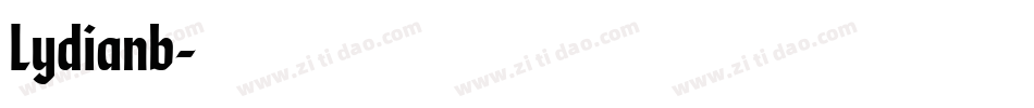 Lydianb字体转换