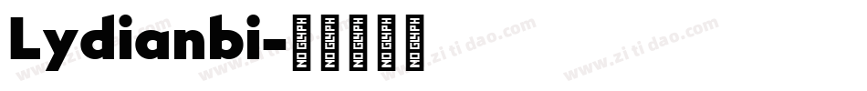 Lydianbi字体转换