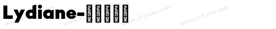 Lydiane字体转换