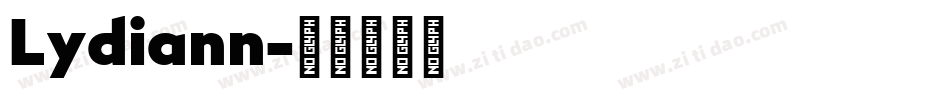 Lydiann字体转换