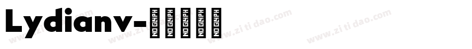 Lydianv字体转换