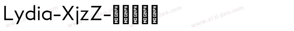Lydia-XjzZ字体转换