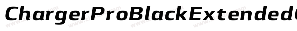 ChargerProBlackExtendedOblique-BARB字体转换