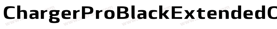 ChargerProBlackExtendedOblique-BARB字体转换