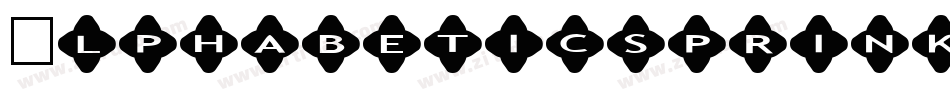 Alphabeticsprinkles-aOpE字体转换