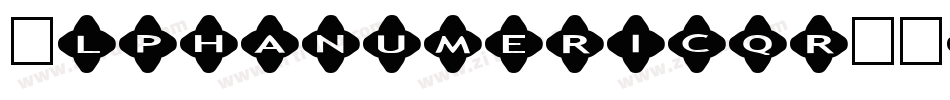Alphanumericqr-E5zz字体转换