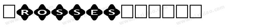 Crosses字体转换